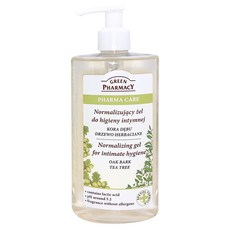 GREEN PHARMACY 茶樹平衡水嫩私密潔膚露 300ml 溫和配方 pH5.2 草本萃取 無額外添加物, 1件