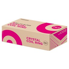 카피어랜드 3:1 코일링 1kg 30개입, 28mm, 투명, 30개