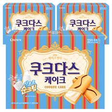 쿠크다스 케이크, 154g, 3개