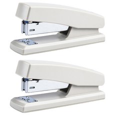 심플 사무용품 스테이플러, 화이트, 2개