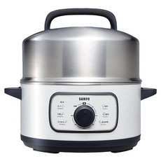 SAMPO 聲寶 多功能大容量電蒸鍋 內鍋5L 外鍋4L, KA-KA01R