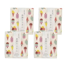 SHIMOYAMA 日本製進口廚房抹布 40 x 35cm 霜淇淋, 1條, 4條