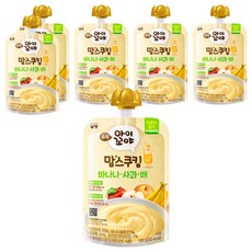 아이꼬야 맘스쿠킹 이유식 6개월부터, 100g, 6개, 바나나사과배
