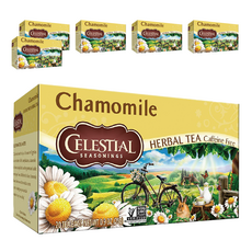 CELESTIAL SEASONINGS 詩尚草本 洋甘菊茶 天然無咖啡因, 1.25g, 20包, 6盒