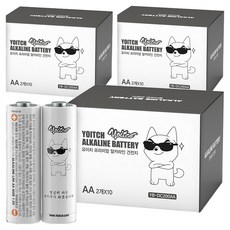 Yoitch 鹼性電池 AA, 2入, 30個