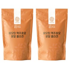 골든허브 비오틴 맥주효모 분말 콜라겐, 1kg, 2개
