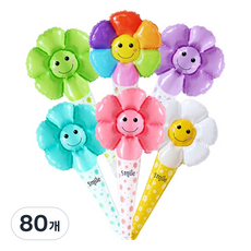 Maket Gamseong 雛菊氣球棒, 混色, 80個