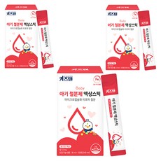 키즈텐 아기 철분제 액상스틱, 240ml, 3개
