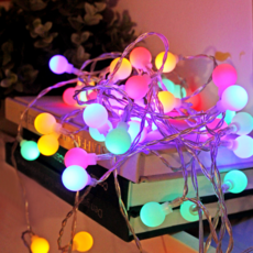 앵두 줄 전구 줄조명 LED 전구 50구 + 리모컨, 멀티, 1개