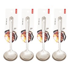 Kiyodo 日式火鍋湯杓, 不鏽鋼, 4支