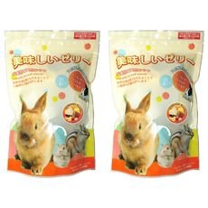 Pet Village 魔法村 小動物綜合果凍, 25個, 適合蜜袋鼯、兔子、寵物鼠食用, 天然消臭成分, 2袋, 420g