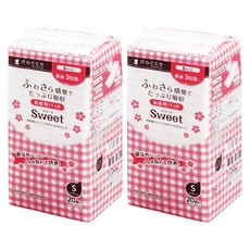 dacco Sweet 棉柔產褥護墊 S 尺寸, 20片, 2包