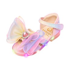 LA STELLA 女童芭比LED涼鞋