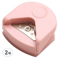모나홈 종이 문서 모서리 커팅기, 핑크, 2개