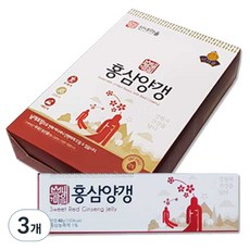 산내마을 홍삼양갱, 400g, 3개