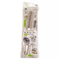 mameita 風扇清潔刷組, 圓刷2.8x2.8x25.8cm, 扁刷1x0.5x17cm, 733359, 1組