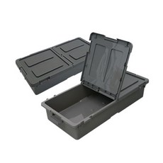 하우스레시피 팬물산 틈새 언더베드 리빙박스, 라이트그레이, 40L, 2개