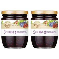 복음자리 5가지 베리잼, 350g, 2개