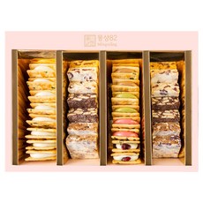 Mengxiang82 夢想 牛軋餅雪Q餅家庭組 F2+緞帶禮盒+提袋, 1組, 680g