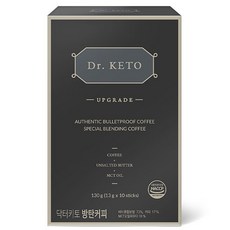 Dr.KETO 防彈咖啡隨身包, 13g, 10條, 1盒