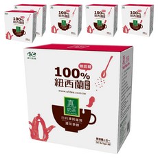 歐可茶葉 日月潭阿薩姆濃茶拿鐵, 頂級紅茶, 100%紐西蘭奶粉, 無糖二合一, 12g, 10包, 6盒