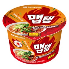 삼양식품 맵탱 큰컵 청양고추 대파라면 110g, 1개
