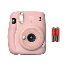 instax 拍立得 Mini 11 即時相機腮紅粉色+AA電池, 單品