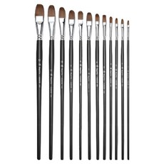 MAME 壓克力畫筆12件C組, 1套, 1號~12號