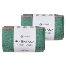 GANESHA YOGA PROPS 擦手巾雙入組, Sage Green, 2個