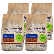 路易 貓砂 88%高纖豆腐砂 茉莉花 6L, 2.5kg, 4包