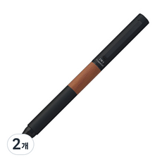 아이더블유아이 에센셜 비즈니스 볼펜 0.7mm 아이더블유아이-9S709BP-B7B, W 브라운, 2개