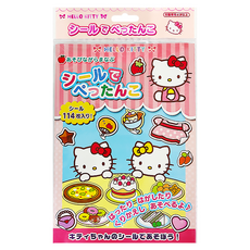 GINCHO 銀鳥 HELLO KITTY 貼紙遊戲本, 114枚入