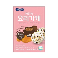 BEBECOOK 初食拌飯香鬆 雞肉味噌, 韓國產食材, 多樣蔬菜, 攜帶式小袋包裝, 不含合成添加物, 28g, 1盒