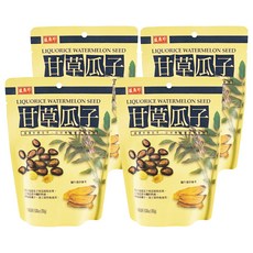 盛香珍 甘草瓜子 全素, 180g, 4包