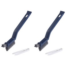 Modern More 縫隙刷 浴室 窗戶 多用途 廁所 清潔刷, 2個, 海軍藍