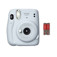 instax 拍立得 Mini 11 即時相機冰白色 + AA 電池, 1組