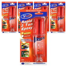 Vtech 주사기 에폭시 접착제 25ml, 5개