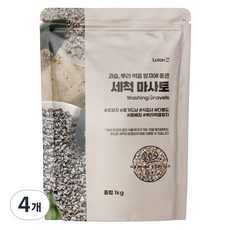 루땅 세척 마사토 중립, 4개, 1kg