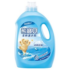Snuggle 熊寶貝 柔軟護衣精 7合1護衣精華液 柔軟親膚 消臭去異味 沁藍海洋香, 3.2L, 1桶