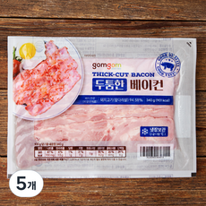 곰곰 두툼한 베이컨, 340g, 5개