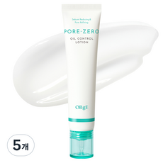 OBge 포어 제로 오일 컨트롤 로션, 70ml, 5개