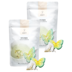 꽃을담다 나비티백 아카시아꽃차, 500mg, 10개입, 2개