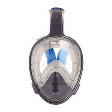 더나이스 프리미엄 폴더블 스노클링 마스크, 마린블루