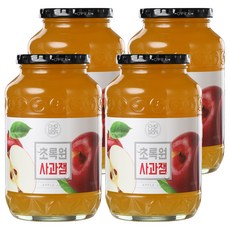 초록원 사과잼, 1kg, 4개