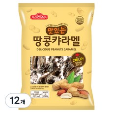ILKWANG 焦糖花生糖果, 250g, 12袋