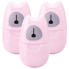 便攜式一次性香皂紙大容量50片 可愛造型設計 隨時保持清潔, 20g, 3盒