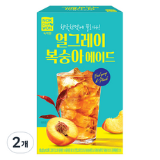 NOKCHAWON 綠茶園 伯爵茶水蜜桃氣泡飲粉末, 15條, 2盒, 12g