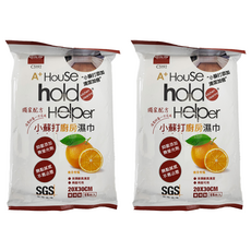 UdiLife 優的生活大師 hold Helper 小蘇打廚房濕巾 20x30cm, 15張, 2包