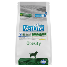 Farmina 法米納 VetLife 獸醫寵愛天然處方系列 犬用體重控制配方 狗飼料, 1袋, 2kg, 低敏感