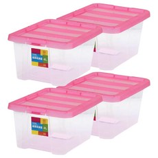 KEYWAY 聯府 常用收納盒 4L cr-804, 顏色隨機, 4個